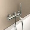 Ideal Standard Joy Смеситель для ванны, настенный, цвет: PVD Silver Storm (Серебряный Шторм)
