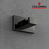 Colombo Look Крючок одинарный LC27, цвет: PVD графит полированный