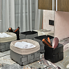 ADJ Корзинка Mini Bottega, 19x19xH13 см., цвет: серый/черный ADJ Корзинка Mini Bottega, 19x19xH13 см., цвет: серый/черный