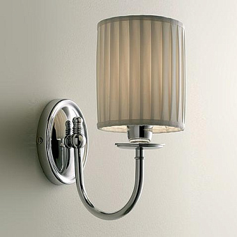 Devon&Devon Jasmine 2 Светильник настенный с абажуром 11,5x21*h27,5cм, IP20, цвет: хром
