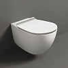 Simas Vignoni Унитаз 56x36.5см., подвесной, безободковый, GREEN VERTIGO, цвет: белый матовый
