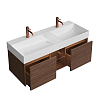 Kerama Marazzi Grande Тумба 120х47х37.3см., подвесная, 2 ящика, открытая зона, цвет: структурированный орех