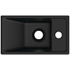 Ideal Standard i.life S Раковина 37x21xh12см, подвесная, с 1 отверстием, Dx, без перелива, цвет: чёрный матовый