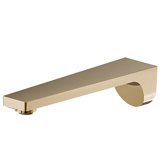 Newform ParkLE Излив для раковины 21.5см., встраиваемый, 1/2”, цвет: PVD glossy gold