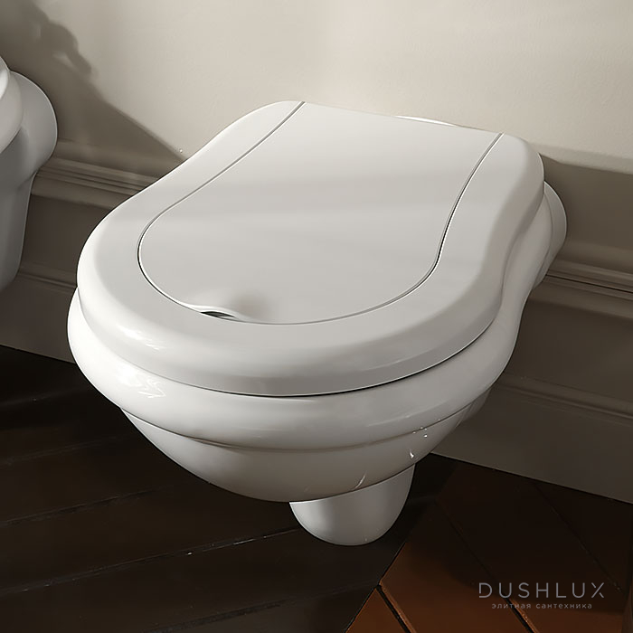 Фото Kerasan Retro Унитаз подвесной 52x38см, цвет: белый