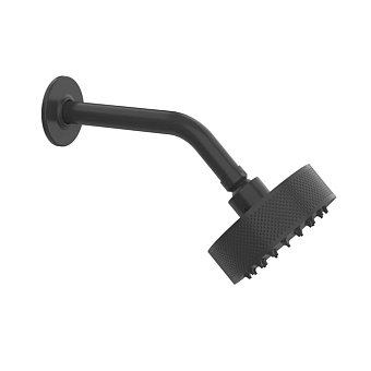 Gessi Inciso Shower  Душевая головка шарнирная на 1/2” с защитой отизвесткового налёта, цвет: black XL
