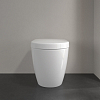 Villeroy&Boch Subway 2.0 Унитаз подвесной 37x56 см, безободковый, с антигрязевым покрытием CeramicPlus, цвет: белый