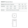 DEA DESIGN Pedestal Basin Раковина напольная 45x45хh90см, цвет grey brown
