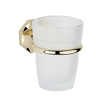 THG Nihal Porcelaine Ivoire Стакан стеклянный, настенный монтаж, цвет: Soft gold