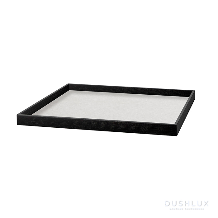 ADJ Поднос Mondo, 35x35xH3 см., цвет: устричный/пепельная роза