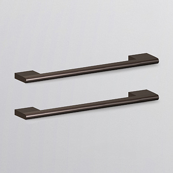 CEA Design SIXTY Полотенцесушитель 58см, электрический, 2 трубки, с кнопкой вкл./выкл. на корпусе, цвет: Black Ivory Satin