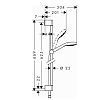 Hansgrohe Croma Seleсt E Душевой набор: штанга 650mm, ручной душ 110, 1jet (Rain), шланг, цвет: белый/хром