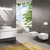 Villeroy&Boch Venticello Унитаз подвесной 37.5x56 см, безободковый, с антигрязевым покрытием CeramicPlus, цвет: белый
