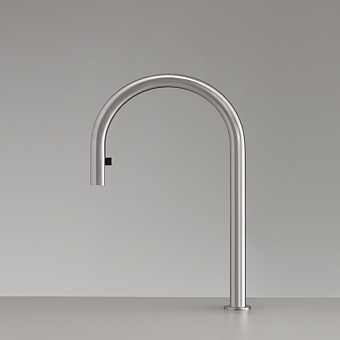 CEA Design FREE IDEAS Излив для кухни 41.5см., поворотный, с вытяжным ручным душем, цвет: нержавеющая сталь