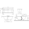 Villeroy&Boch Squaro edge 12 Ванна 160х75х45см., цвет: белый