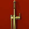 Ideal Standard Joy Смеситель для ванны, напольный, с ручным душем, цвет: PVD Brushed Gold (Шлифованное Золото)