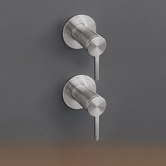 CEA Design INNOVO Смеситель для душа, настенный, термостатический, с 2/3-ходовым переключателем, цвет: нержавеющая сталь
