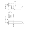 Newform B-Easy Смеситель для раковины, встраиваемый, цвет: хром