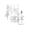 Kludi Zenta SL Смеситель на борт ванны, 3 отв., с ручным душем, цвет: хром