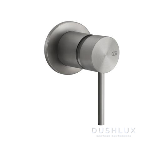Фото Gessi Shower316 Встраиваемый однорычажный смеситель, на 1/2", картридж Ø35 мм,одна позиция. цвет: шлифованная сталь