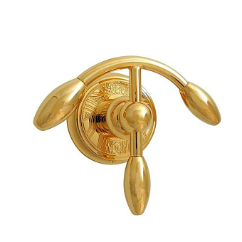 Nicolazzi Liberty Крючок подвесной, цвет: золото 24к