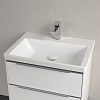 Villeroy&Boch Subway 3.0 Раковина 65х47х16.5см., 1 отв., подвесная, с антигрязевым покрытием CeramicPlus, без перелива, цвет: альпийский белый