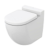 TOTO NC Унитаз 38x63см., приставной, безободковый, Tornado Flush, CeFiONtect, цвет: белый