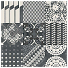 Mutina Azulej Керамогранит 20x20см, универсальный, глазурованный, цвет: mix nero