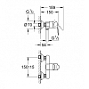 Grohe BauEdge, Смеситель для душа, цвет: хром