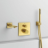 Ideal Standard Ceratherm C100 Смеситель для душа, встраиваемый, термостатический, цвет: PVD Brushed Gold (Шлифованное Золото)