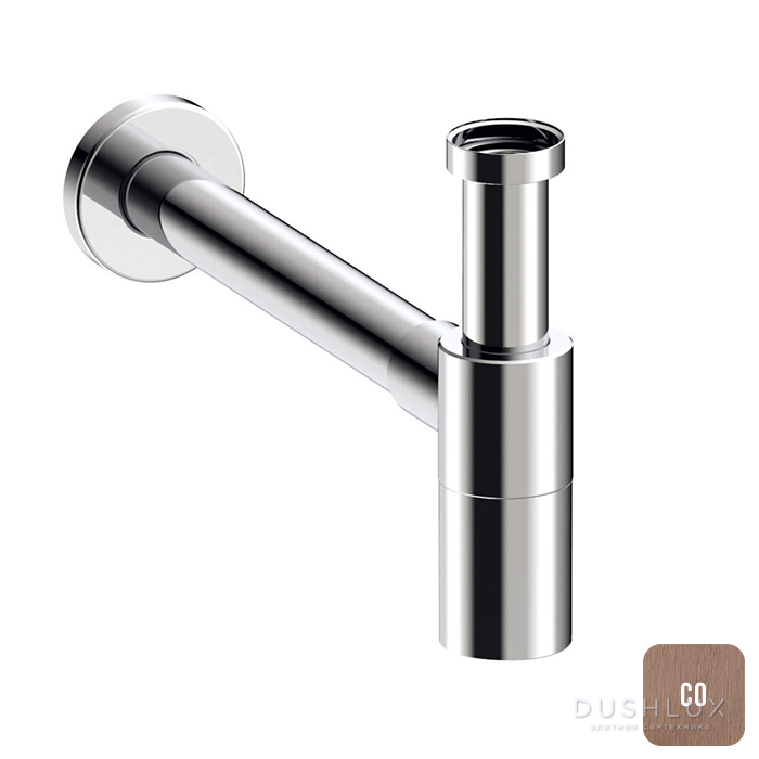 Фото Almar Mixers Сифон для раковины, цвет: медь брашированная PVD