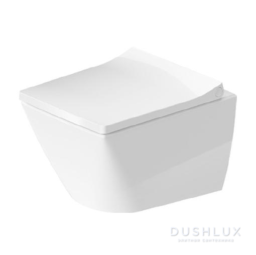 Фото Duravit Viu Унитаз подвесной безободковый 37x48см, цвет: белый