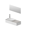 Kerama Marazzi Magica Тумба 115.4х48.5х22см., подвесная, 2 ящика, цвет: утренний серый матовый