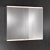 Keuco Royal Modular 2.0 Зеркальный шкаф 80x70x12см., подвесной, LED подсветка, цвет: алюминий серебристый анодированный