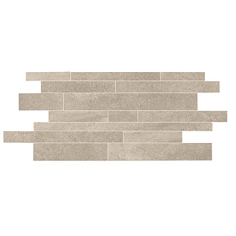 Lea Ceramiche Cliffstone Керамогранит 30x60см, универсальный, неглазурованный, мозаика muretto, цвет: taupe moher/полуполированный