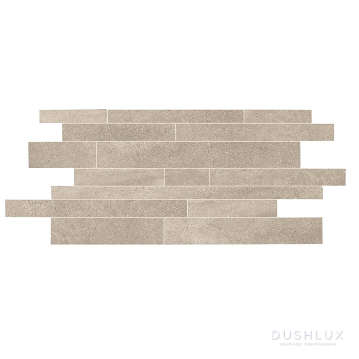 Фото Lea Ceramiche Cliffstone Керамогранит 30x60см, универсальный, неглазурованный, мозаика muretto, цвет: taupe moher/полуполированный