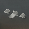 CEA Design BAR Излив для раковины 10.5см., настенный, цвет: нержавеющая сталь
