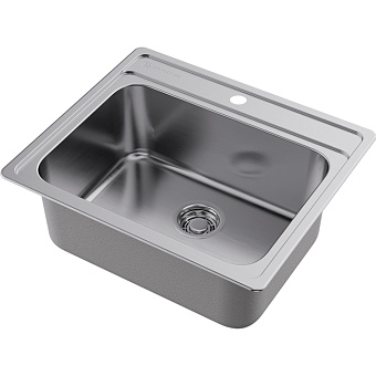 Omoikiri Ashi 56 Кухонная мойка 56x19x48см.,встраиваемая, цвет: нержавеющая сталь