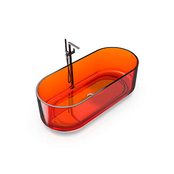 Knief Ellipse shape Ванна 170x75x56см., отдельностоящая, из полимерного материала, цвет: Citrin # 060