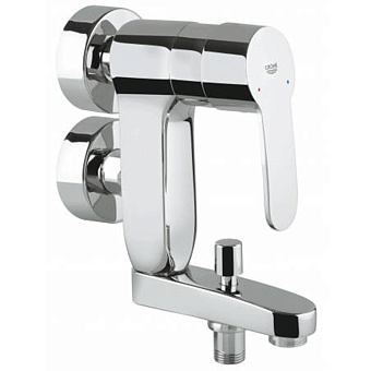 Grohe Eurostyle C Vertica Смеситель для ванны, настенный, вертикальный, цвет: хром
