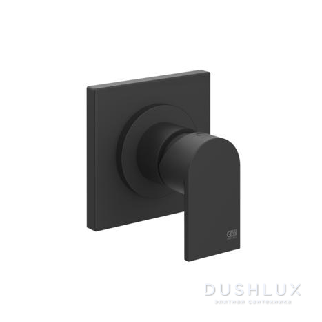 Фото Gessi Emporio Via manzoni Смеситель для душа, встраиваемый, на 1 позицию, цвет: Black XL