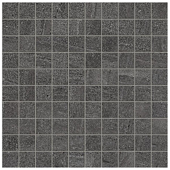 Ergon Elegance Pro Керамогранит 30x30x0.95см, универсальная, неглазурованный, цвет: Mosaico Anthracite naturale