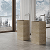 Dea Design Marble Napoli Раковина 45x35x85см., напольная, без отв., мрамор, цвет: Travertine