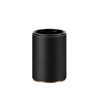 ADJ Стакан для зубных щеток, D7xH10 см., цвет:copper/черный