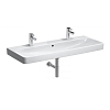 Geberit Smyle Square Раковина 120х48см., подвесная, 2 отв., двойная, цвет: белый