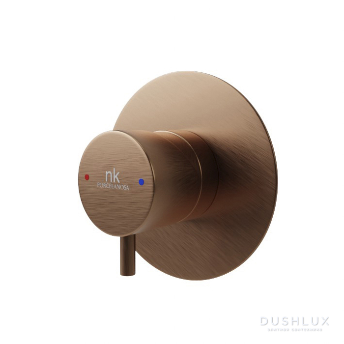 Noken Rondo Наружная часть встроенного смесителя для душа, цвет: медь ...