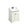 Burlington Classic Тумба с раковиной, 65x58см, напольная, с двумя дверцами, цвет: песочный