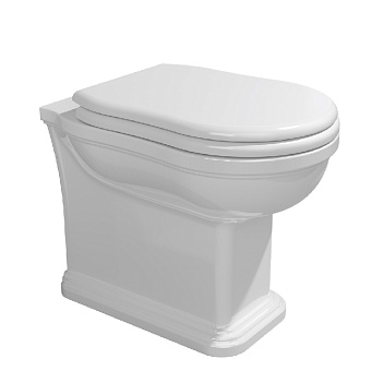 Flaminia Efi PLUS Унитаз напольный 56x36xh42см, выпуск универсальный, цвет: белый глянцевый