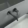 Ideal Standard Joy Смеситель для раковины, встраиваемый, излив: 18см., для монтажа с комплектом №1 A1313NU, цвет: PVD Magnetic Grey