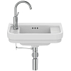 Ideal Standard Calla Раковина 50x32xh18см, подвесная, с 1 отверстием, Sx, с крепежом, цвет: белый глянец